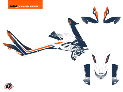 KTM 790 Adventure R Straßenmotorrad Raster Grafik-Kit Blau Orange