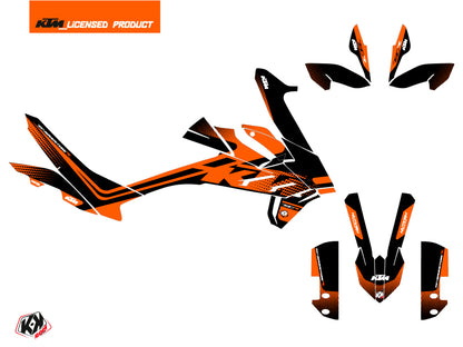 KTM 790 Adventure R Straßenmotorrad Raster Grafik-Kit Schwarz Orange