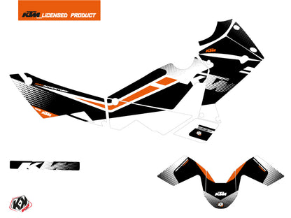 KTM 990 Adventure Street Bike Raster Grafikkit Schwarz Weiß