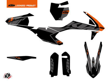 KTM 125 SX Dirt Bike Reflex Grafikkit Schwarz