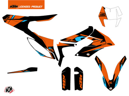 KTM 350 FREERIDE Dirt Bike Reflex Grafikkit Orange