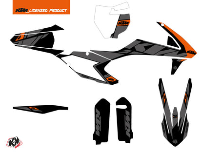 KTM 450 SXF Dirt Bike Reflex Grafikkit Schwarz