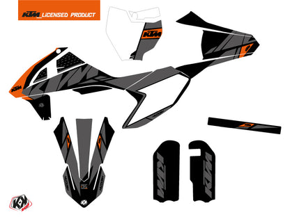 KTM 50 SX Dirt Bike Reflex Grafikkit Schwarz