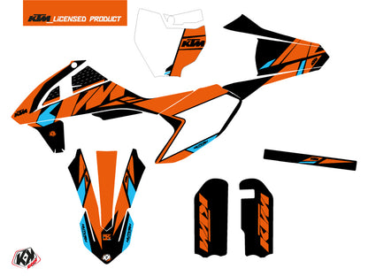 KTM 50 SX Dirt Bike Reflex Grafikkit Orange