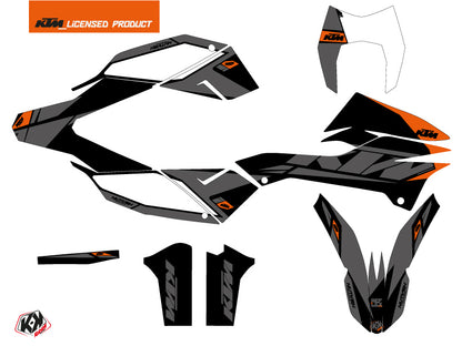 KTM 690 ENDURO R Dirt Bike Reflex Grafikkit Schwarz