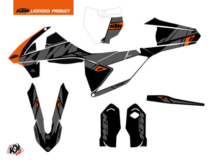 KTM 85 SX Dirt Bike Reflex Grafikkit Schwarz