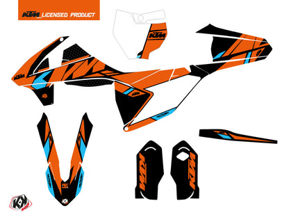 KTM 85 SX Dirt Bike Reflex Grafikkit Orange