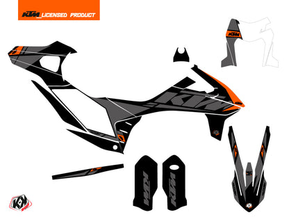 KTM 690 ENDURO R Street Bike Reflex Grafikkit Schwarz