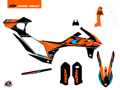 KTM 690 ENDURO R Street Bike Reflex Grafikkit Orange