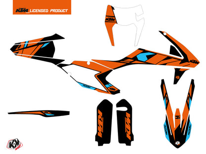KTM EXC-EXCF Dirt Bike Reflex Grafikset Orange