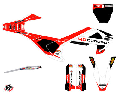 Husqvarna 250 FC Dirt Bike Replica BOS Grafikkit