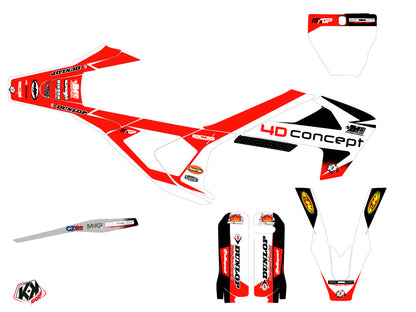 Husqvarna 450 FC Dirt Bike Replica BOS Grafikkit
