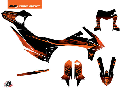 KTM 690 SMC R Dirt Bike Replica Thomas Corsi 2020 Grafikkit Schwarz Orange