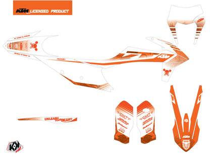 KTM EXC-EXCF Dirt Bike Replica Thomas Corsi 2020 Grafikkit Orange