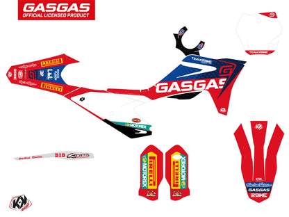 GASGAS EXF 350 Dirt Bike ReplicaTeam RBike Grafikkit