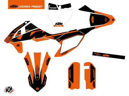 KTM 50 SX Dirt Bike Retro Grafikset Orange