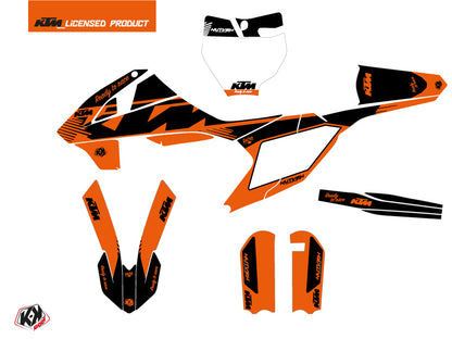 KTM 65 SX Dirt Bike Retro Grafikset Orange
