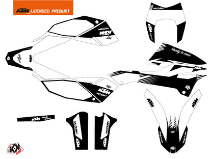 KTM 690 ENDURO R Dirt Bike Retro Grafik-Kit Schwarz