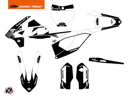 KTM 85 SX Dirt Bike Retro Grafikset Schwarz