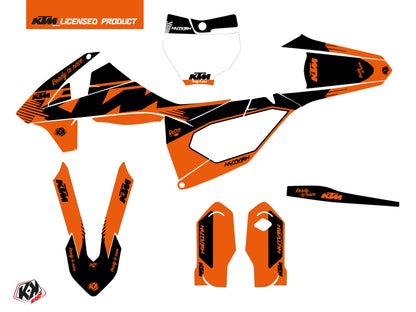 KTM 85 SX Dirt Bike Retro Grafikset Orange