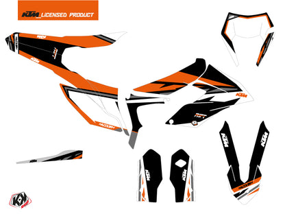 KTM 250 FREERIDE Dirt Bike Rift Grafikkit Schwarz Orange