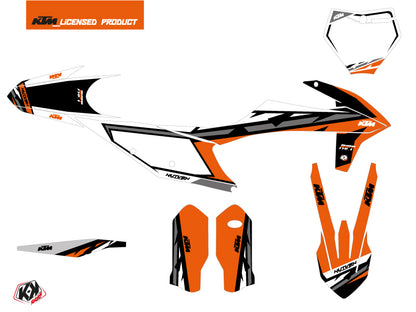 KTM 250 SX Dirt Bike Rift Grafikkit Orange Schwarz