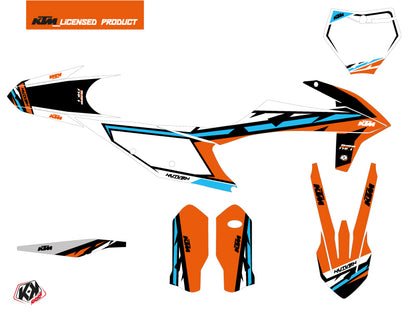 KTM 300 XC Dirt Bike Rift Grafikkit Orange Blau