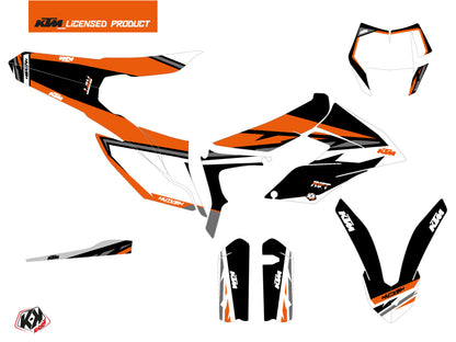 KTM 350 FREERIDE Dirt Bike Rift Grafikkit Schwarz Orange