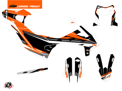KTM 690 SMC R Street Bike Rift Grafikkit Schwarz Orange