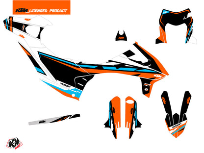 KTM 690 SMC R Street Bike Rift Grafikkit Orange Blau