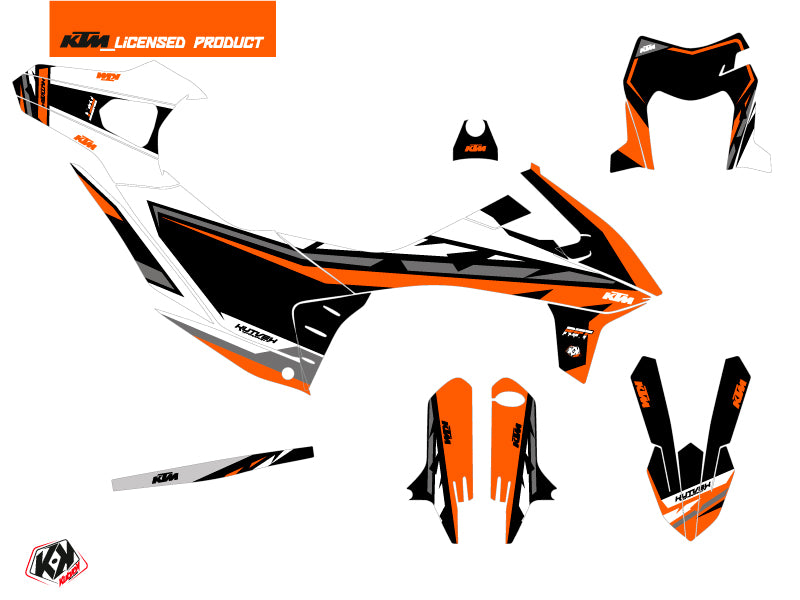 KTM 690 SMC R Street Bike Rift Grafikkit Orange Schwarz