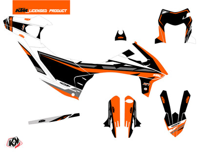 KTM 690 SMC R Street Bike Rift Grafikkit Orange Schwarz