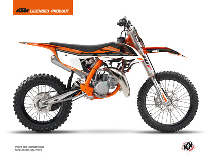KTM 85 SX Dirt Bike Rift Graphic Kit Black Orange 