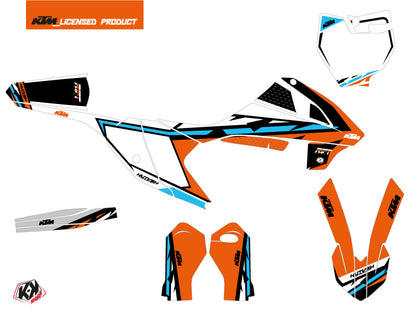 KTM 65 SX Dirt Bike Rift Grafikkit Orange Blau