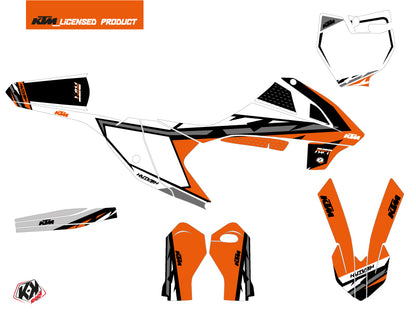 KTM 65 SX Dirt Bike Rift Grafikkit Orange Schwarz