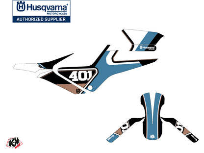 Husqvarna Svartpilen 401 Street Bike Rocket Grafik-Kit Blau