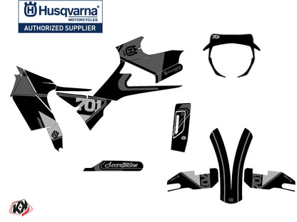 Husqvarna Svartpilen 701 Street Bike Rocket Grafik-Kit Schwarz