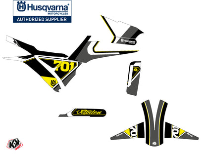 Husqvarna Vitpilen 701 Street Bike Rocket Grafikset Grau Gelb