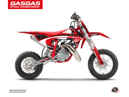 GASGAS MC 50 Dirt Bike Rush Graphic Kit Black