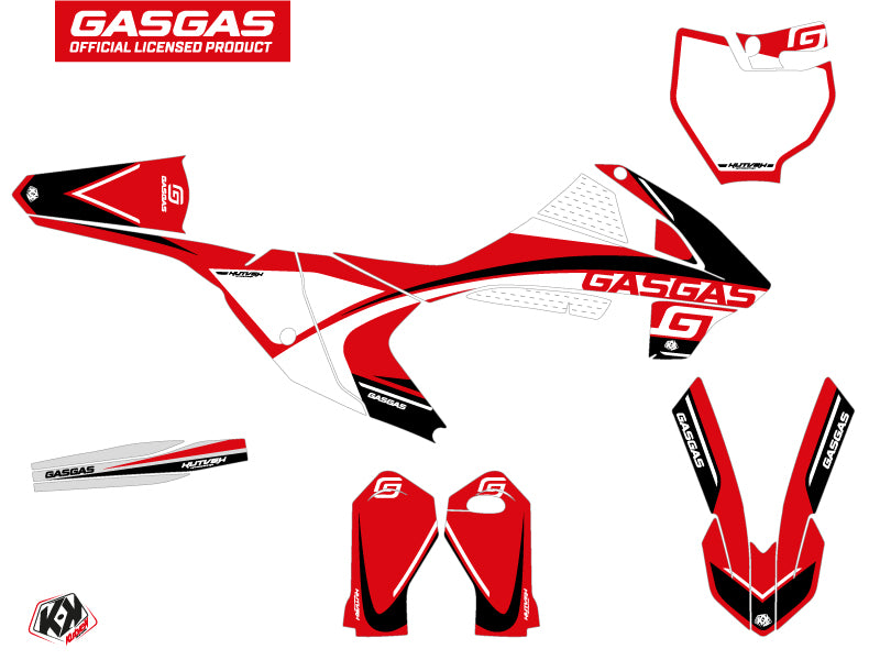 GASGAS MC 65 Dirt Bike Rush Grafik-Kit Schwarz
