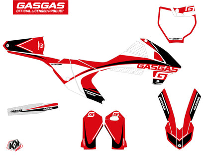 GASGAS MC 65 Dirt Bike Rush Grafik-Kit Schwarz