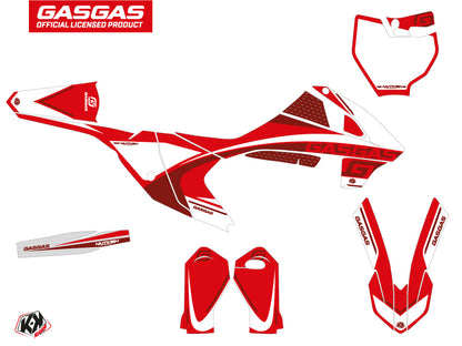 GASGAS MC 65 Dirt Bike Rush Grafik-Kit Rot