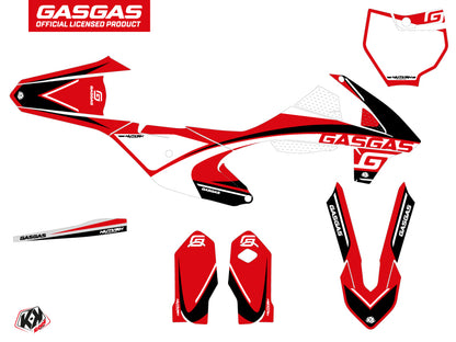 GASGAS MC 85 Dirt Bike Rush Grafik-Kit Schwarz
