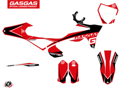 GASGAS EC Dirt Bike Rush Grafik-Kit Schwarz