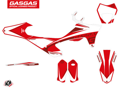 GASGAS EC Dirt Bike Rush Grafik-Kit Rot