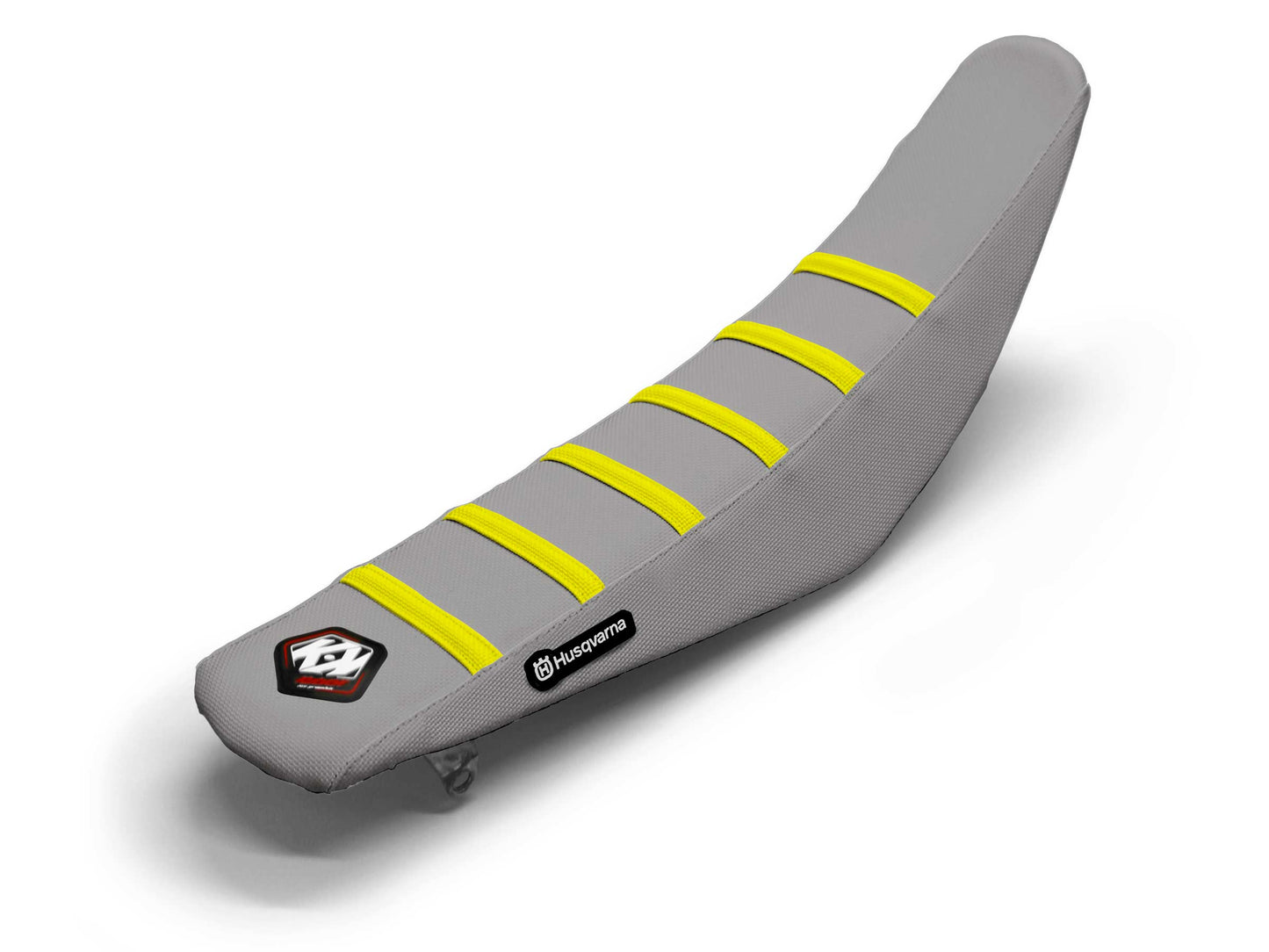 Gelb/Grauer Sitzbezug 6 Rippen - HUSQVARNA FS 450 (2015-2023)
