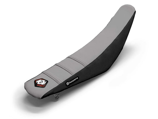 Sitzbezug Schwarz/Grau 3-Rippen - HUSQVARNA TX 300 (2017-2019)