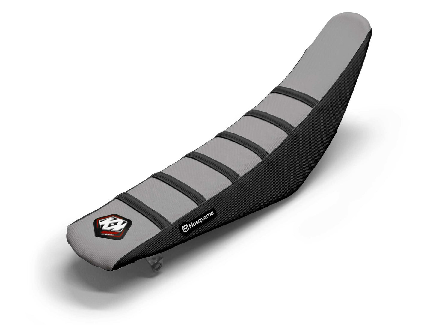 Sitzbezug Schwarz/Grau 6 Rippen - HUSQVARNA TX 350 (2020-2020)
