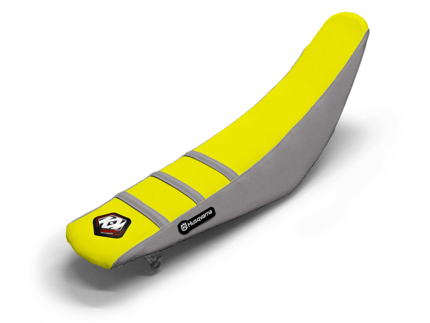 Gelb/Grauer Sitzbezug 3-Rippen - HUSQVARNA TX 300 (2017-2019)