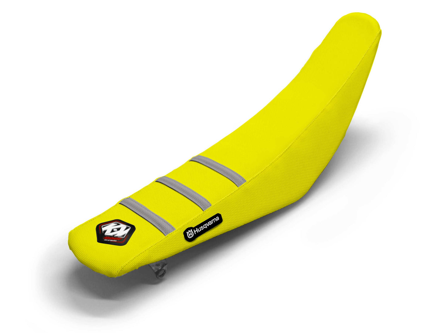 Gelb/Grauer Sitzbezug 3-Rippen - HUSQVARNA FE 350 (2015-2024)